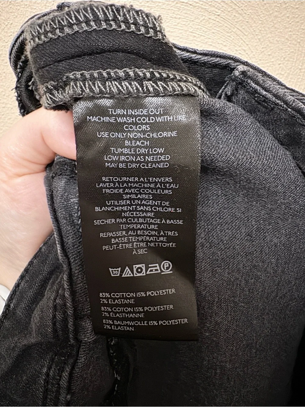 Free People We The Free Libre Wide-Leg Jeans Cafe Noir Black Size 30